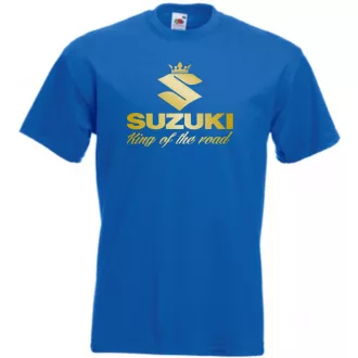   Motor fan Suzuki - Az utak királya férfi rövid ujjú póló