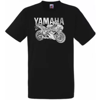Motor fan Yamaha YZF R1 férfi rövid ujjú póló