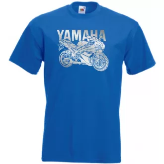 Motor fan Yamaha YZF R1 férfi rövid ujjú póló
