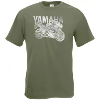 Motor fan Yamaha YZF R1 férfi rövid ujjú póló