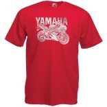 Motor fan Yamaha YZF R1 férfi rövid ujjú póló
