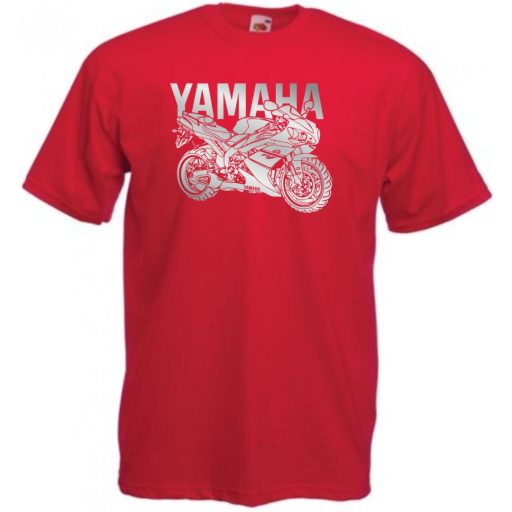 Motor fan Yamaha YZF R1 férfi rövid ujjú póló