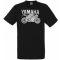 Motor fan Yamaha YZF R125 férfi rövid ujjú póló