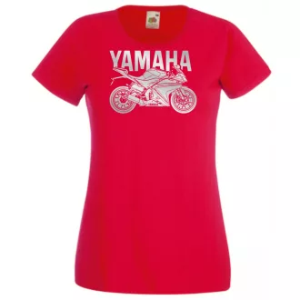 Motor fan Yamaha YZF R125 női rövid ujjú póló