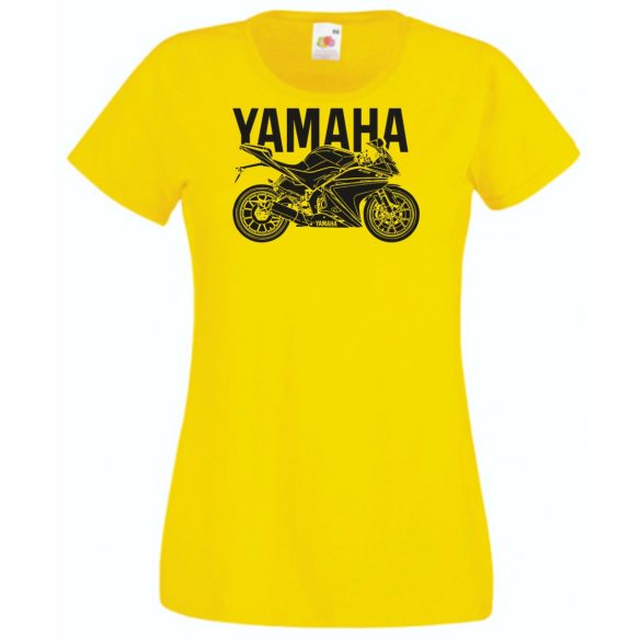 Motor fan Yamaha YZF R125 női rövid ujjú póló