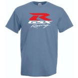 Motor fan Suzuki GSX_R Racing férfi rövid ujjú póló