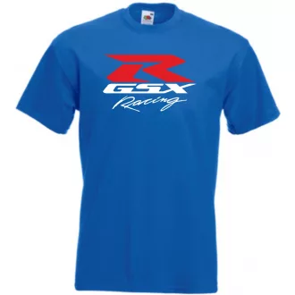 Motor fan Suzuki GSX_R Racing férfi rövid ujjú póló