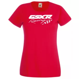Motor fan Suzuki GSX-R Racing női rövid ujjú póló