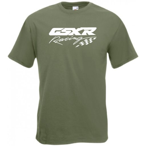 Motor fan Suzuki GSX-R Racing férfi rövid ujjú póló