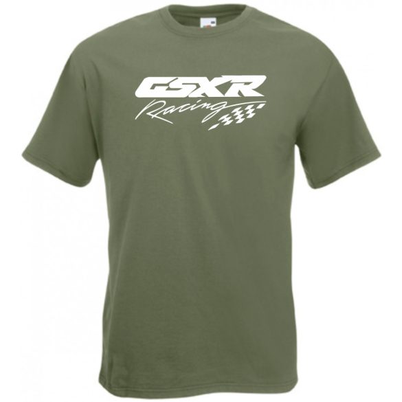 Motor fan Suzuki GSX-R Racing férfi rövid ujjú póló