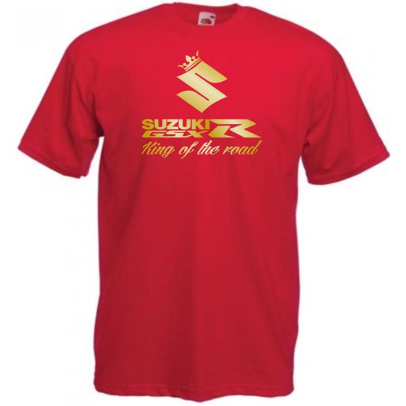 Motor fan Suzuki GSX-R - Az utak királya férfi rövid ujjú póló