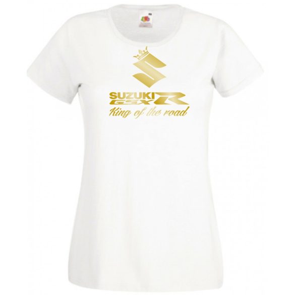 Motor fan Suzuki GSX-R - Az utak királya női rövid ujjú póló