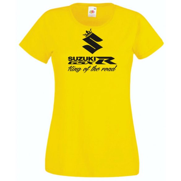 Motor fan Suzuki GSX-R - Az utak királya női rövid ujjú póló