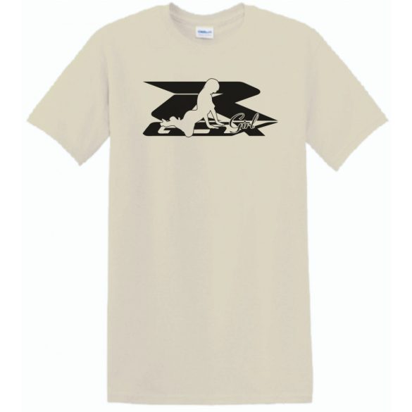 Motor fan Suzuki GSX-R Sexy Girl férfi rövid ujjú póló