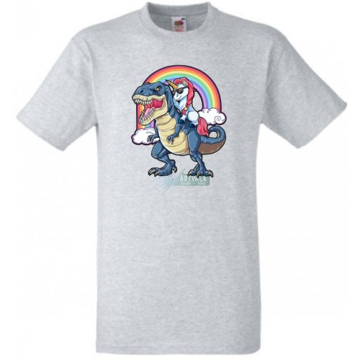 Humor - Unikornis a Tyrexen gyerek rövid ujjú póló