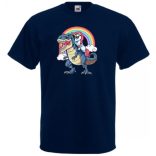 Humor - Unikornis a Tyrexen férfi rövid ujjú póló