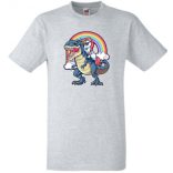 Humor - Unikornis a Tyrexen férfi rövid ujjú póló