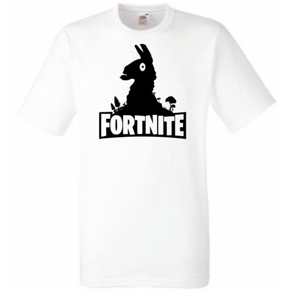 Llama - Fortnite stílus gyerek rövid ujjú póló