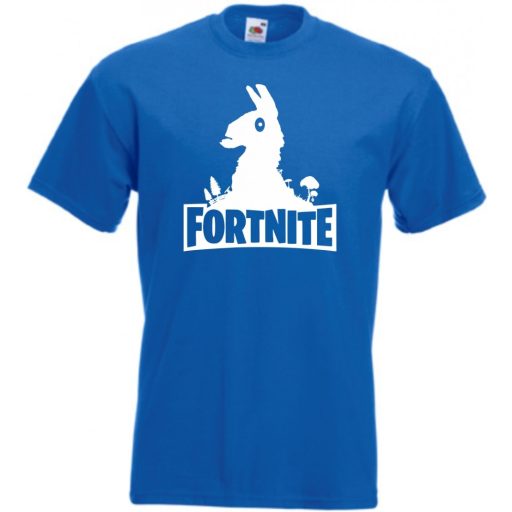 Llama - Fortnite stílus gyerek rövid ujjú póló