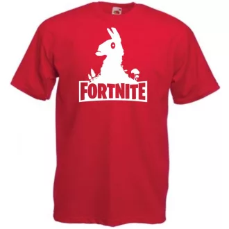 Llama - Fortnite stílus gyerek rövid ujjú póló