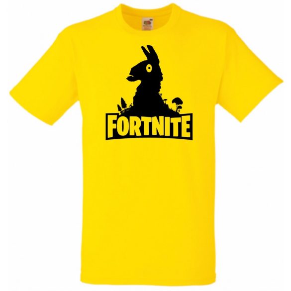 Llama - Fortnite stílus gyerek rövid ujjú póló