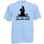 Llama - Fortnite stílus gyerek rövid ujjú póló