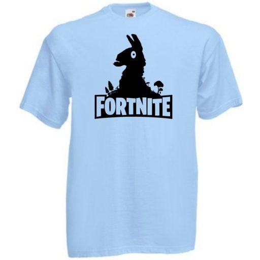 Llama - Fortnite stílus gyerek rövid ujjú póló