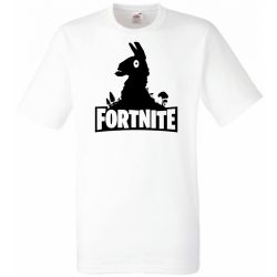  Game fan Llama stencil - Fortnite stílus férfi rövid ujjú póló