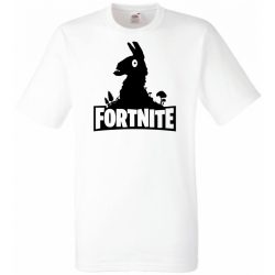   Game fan Llama stencil - Fortnite stílus férfi rövid ujjú póló