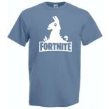 Game fan Llama stencil - Fortnite stílus férfi rövid ujjú póló