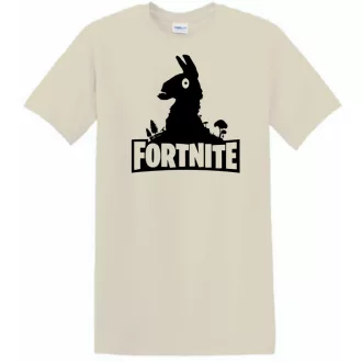   Game fan Llama stencil - Fortnite stílus férfi rövid ujjú póló