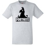 Game fan Llama stencil - Fortnite stílus férfi rövid ujjú póló