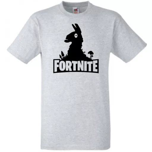 Game fan Llama stencil - Fortnite stílus férfi rövid ujjú póló