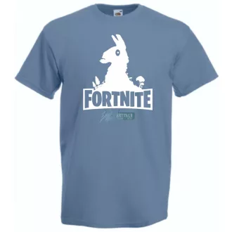 Llama - Fortnite stílus férfi rövid ujjú póló