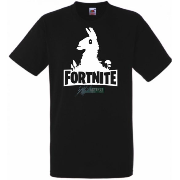 Llama - Fortnite stílus férfi rövid ujjú póló