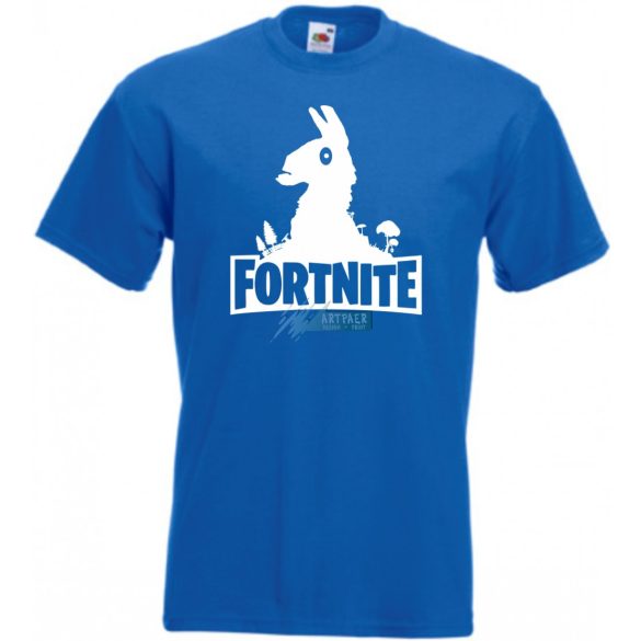Llama - Fortnite stílus férfi rövid ujjú póló