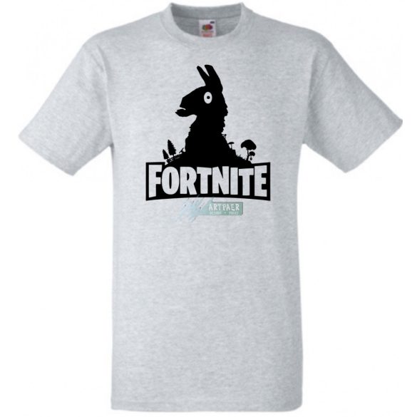Llama - Fortnite stílus férfi rövid ujjú póló