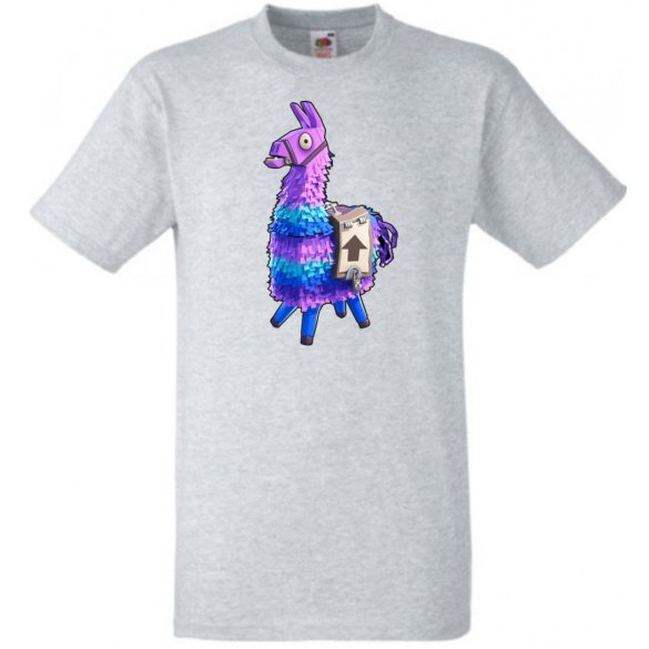 Game fan Llama - Fortnite stílus gyerek rövid ujjú póló