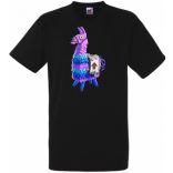 Game fan Llama - Fortnite stílus gyerek rövid ujjú póló