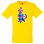 Game fan Llama - Fortnite stílus gyerek rövid ujjú póló