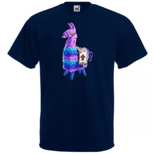 Game fan Llama - Fortnite stílus gyerek rövid ujjú póló