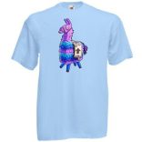 Game fan Llama - Fortnite stílus gyerek rövid ujjú póló