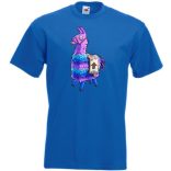 Game fan Llama - Fortnite stílus férfi rövid ujjú póló