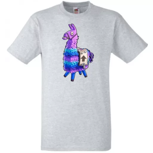 Game fan Llama - Fortnite stílus férfi rövid ujjú póló