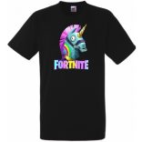 Unicorn Llama - Game fan Fortnite stílus gyerek rövid ujjú póló