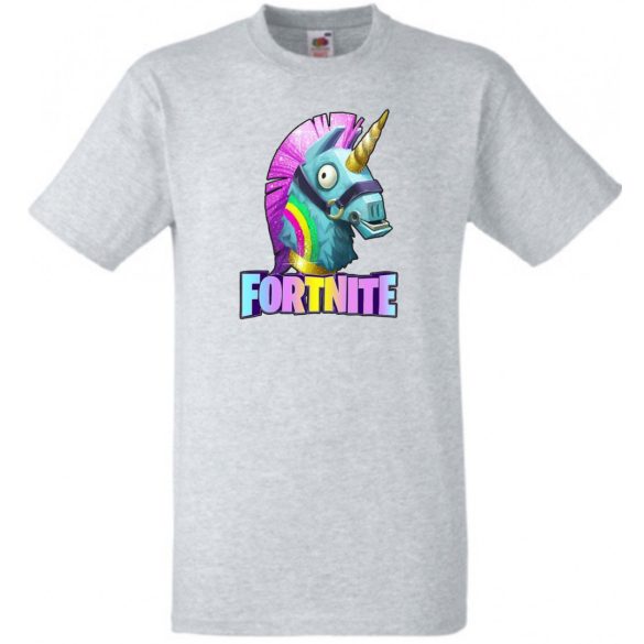 Unicorn Llama - Game fan Fortnite stílus gyerek rövid ujjú póló