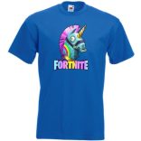 Unicorn Llama - Game fan Fortnite stílus gyerek rövid ujjú póló