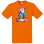 Unicorn Llama - Game fan Fortnite stílus gyerek rövid ujjú póló