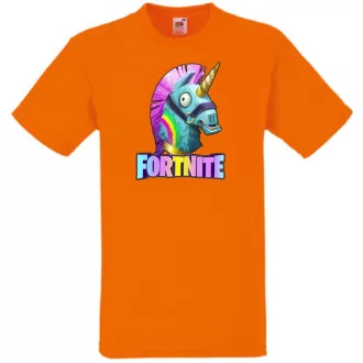   Unicorn Llama - Game fan Fortnite stílus gyerek rövid ujjú póló