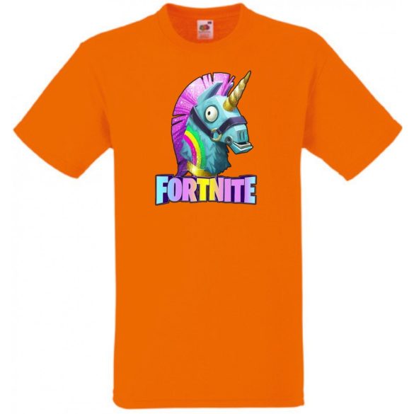 Unicorn Llama - Game fan Fortnite stílus gyerek rövid ujjú póló